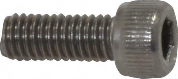 Value Collection - #10-32 UNF Hex Socket Drive, Socket Cap Screw - Grade 18-8 Stainless Steel, 1/2" Length Under Head - Exact Tooling
