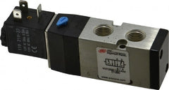 ARO/Ingersoll-Rand - 1/4", 4-Way 2-Position Maxair Stacking Solenoid Valve - 120 VAC, 0.7 CV Rate, 1.37" High - Exact Tooling