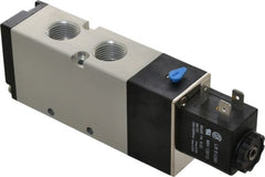 ARO/Ingersoll-Rand - 3/8", 4-Way 2-Position Maxair Stacking Solenoid Valve - 120 VAC, 1.65 CV Rate, 1.81" High - Exact Tooling