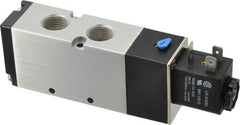 ARO/Ingersoll-Rand - 3/8", 4-Way 2-Position Maxair Stacking Solenoid Valve - 24 VDC, 1.65 CV Rate, 1.81" High - Exact Tooling