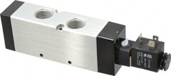 ARO/Ingersoll-Rand - 1/2", 4-Way 2-Position Maxair Stacking Solenoid Valve - 120 VAC, 4.32 CV Rate, 1.97" High - Exact Tooling