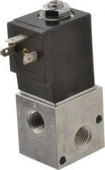 ARO/Ingersoll-Rand - 1/4", CAT Series 3-Way 2-Position Stacking Solenoid Valve - 120 VAC, 0.2 CV Rate, 3-1/2" High - Exact Tooling