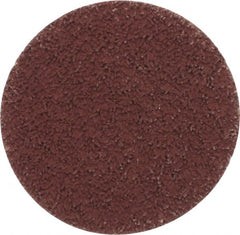 Made in USA - 2" Disc Diam, 600 Grit, Aluminum Oxide Quick Change Disc - Type S Attaching System, Coated, Brown, Super Fine Grade - Exact Tooling