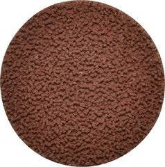 Made in USA - 2" Disc Diam, 240 Grit, Aluminum Oxide Quick Change Disc - Type R Attaching System, Coated, Brown, Very Fine Grade - Exact Tooling