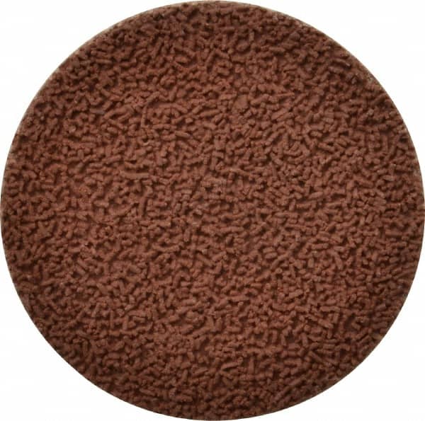 Made in USA - 2" Disc Diam, 320 Grit, Aluminum Oxide Quick Change Disc - Type R Attaching System, Coated, Brown, Extra Fine Grade - Exact Tooling