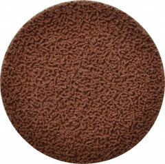 Made in USA - 2" Disc Diam, 320 Grit, Aluminum Oxide Quick Change Disc - Type R Attaching System, Coated, Brown, Extra Fine Grade - Exact Tooling