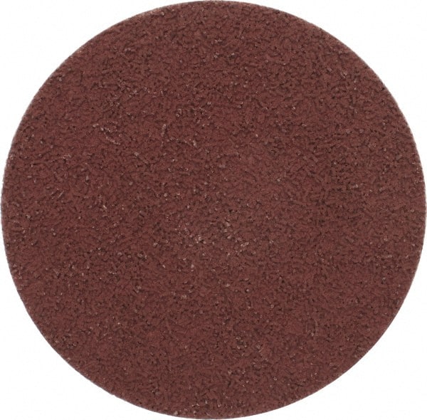 Made in USA - 3" Disc Diam, 400 Grit, Aluminum Oxide Quick Change Disc - Type R Attaching System, Coated, Brown, Super Fine Grade - Exact Tooling