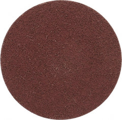 Made in USA - 3" Disc Diam, 400 Grit, Aluminum Oxide Quick Change Disc - Type R Attaching System, Coated, Brown, Super Fine Grade - Exact Tooling