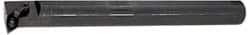Hertel - 1.3" Min Bore Diam, 12" OAL, 1" Shank Diam, A-MDUN Indexable Boring Bar - DN.. Insert, Screw or Clamp Holding Method - Exact Tooling