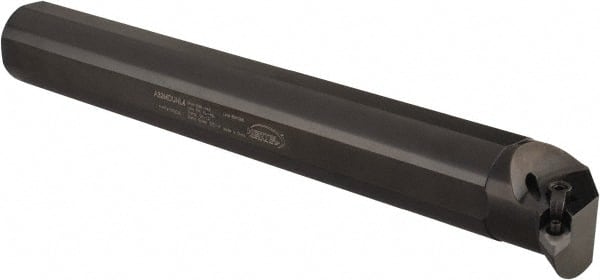 Hertel - 2-1/2" Min Bore Diam, 16" OAL, 2" Shank Diam, A-MDUN Indexable Boring Bar - DN.. Insert, Screw or Clamp Holding Method - Exact Tooling