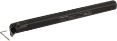 Hertel - 1.3" Min Bore Diam, 12" OAL, 1" Shank Diam, A-MDUN Indexable Boring Bar - DN.. Insert, Screw or Clamp Holding Method - Exact Tooling