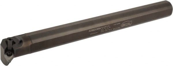 Hertel - 1.705" Min Bore Diam, 14" OAL, 1-1/4" Shank Diam, A-MDUN Indexable Boring Bar - DN.. Insert, Screw or Clamp Holding Method - Exact Tooling