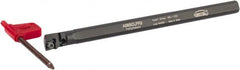 Hertel - 0.48" Min Bore Diam, 6" OAL, 3/8" Shank Diam, A-SCLP Indexable Boring Bar - CP.. 21.51 Insert, Screw Holding Method - Exact Tooling