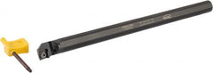 Hertel - 0.77" Min Bore Diam, 10" OAL, 5/8" Shank Diam, A-SCLP Indexable Boring Bar - CP.. 32.52 Insert, Screw Holding Method - Exact Tooling