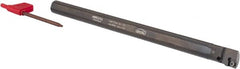Hertel - 0.6" Min Bore Diam, 8" OAL, 1/2" Shank Diam, A-SCLP Indexable Boring Bar - CP.. Insert, Screw Holding Method - Exact Tooling