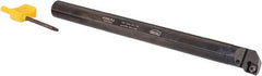 Hertel - 0.93" Min Bore Diam, 10" OAL, 3/4" Shank Diam, A-SCLP Indexable Boring Bar - CP.. Insert, Screw Holding Method - Exact Tooling