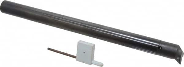 Hertel - 0.98" Min Bore Diam, 10" OAL, 3/4" Shank Diam, A-SDUP Indexable Boring Bar - DP.. 32.52 Insert, Screw Holding Method - Exact Tooling