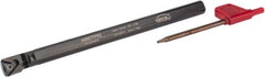 Hertel - 0.48" Min Bore Diam, 6" OAL, 3/8" Shank Diam, A-STFP Indexable Boring Bar - TP.. 21.51 Insert, Screw Holding Method - Exact Tooling