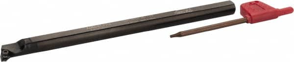 Hertel - 0.48" Min Bore Diam, 6" OAL, 3/8" Shank Diam, A-SWLP Indexable Boring Bar - WP.. 21.51 Insert, Screw Holding Method - Exact Tooling