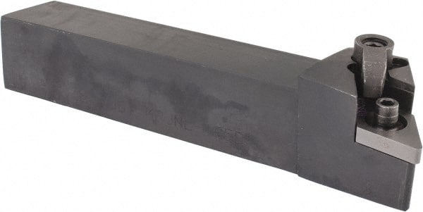 Hertel - MDJN, Left Hand Cut, 3° Lead Angle, 1" Shank Height x 1" Shank Width, Negative Rake Indexable Turning Toolholder - 6" OAL, DN..54. Insert Compatibility, Series Multi-Option - Exact Tooling