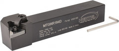 Hertel - MTGN, Right Hand Cut, 3° Lead Angle, 1" Shank Height x 1" Shank Width, Negative Rake Indexable Turning Toolholder - 6" OAL, TN..43. Insert Compatibility, Series Multi-Option - Exact Tooling