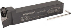 Hertel - MDQN, Right Hand Cut, 17.5° Lead Angle, 1" Shank Height x 1" Shank Width, Negative Rake Indexable Turning Toolholder - 6" OAL, DN..43. Insert Compatibility, Series Multi-Option - Exact Tooling
