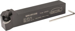 Hertel - MWLN, Right Hand Cut, 5° Lead Angle, 3/4" Shank Height x 3/4" Shank Width, Negative Rake Indexable Turning Toolholder - 4-1/2" OAL, WN..33. Insert Compatibility, Series Multi-Option - Exact Tooling