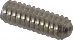 Value Collection - #2-56 UNC, 1/4" OAL, Cup Point Set Screw - Grade 18-8 Stainless Steel, 0.035" Key - Exact Tooling