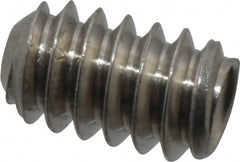 Value Collection - #4-40 UNC, 3/16" OAL, Cup Point Set Screw - Grade 18-8 Stainless Steel, 0.05" Key - Exact Tooling