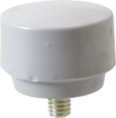 Proto - 1-1/2" Face Diam, Grade Super Soft, Gray Soft Face Hammer Tip - Plastic - Exact Tooling