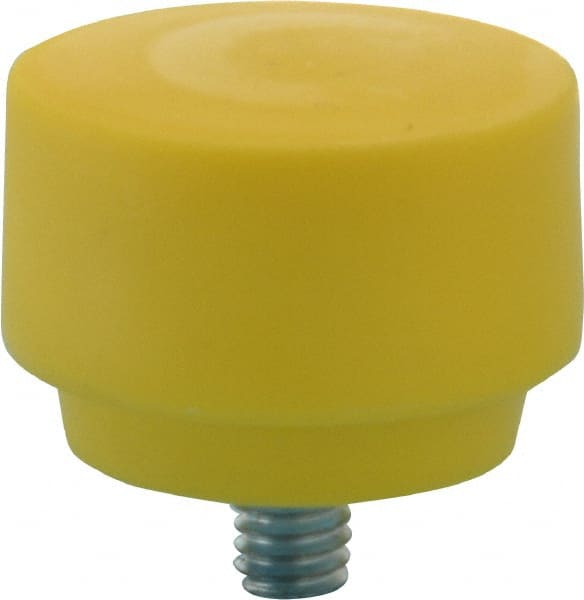 Proto - 1-1/2" Face Diam, Grade Extra Hard, Yellow Hammer Tip/Face - Plastic - Exact Tooling