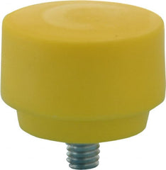Proto - 1-1/2" Face Diam, Grade Extra Hard, Yellow Hammer Tip/Face - Plastic - Exact Tooling