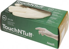 Ansell - Size M, 5 mil, Industrial Grade, Powder Free Latex Disposable Gloves - Exact Tooling