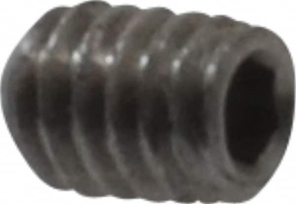 Value Collection - #1-72 UNF, 3/32" OAL, Cup Point Set Screw - Grade 18-8 Stainless Steel, 0.035" Key - Exact Tooling