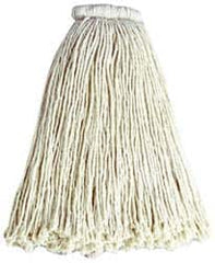 Rubbermaid - White Head Band, Large Cotton Cut End Mop Head - 4 Ply, Screw On Connection, Use for General Purpose - Exact Tooling