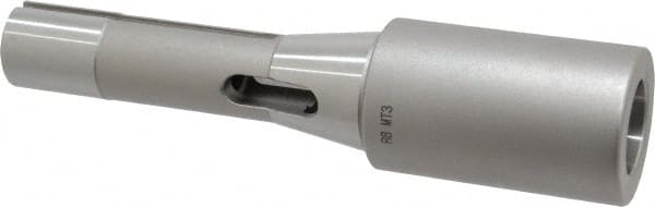 Accupro - R8 Outside Taper, 3MT Inside Taper, R8 to Morse Taper Adapter - R8 to Morse Adapter, Through Coolant - Exact Tooling