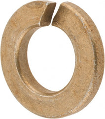 Value Collection - 5/16", 0.314" ID, 0.078" Thick Split Lock Washer - Grade 8 Steel, Zinc Yellow Dichromate Finish, 0.314" Min ID, 0.322" Max ID, 0.583" Max OD - Exact Tooling