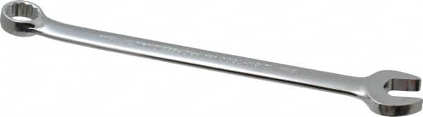 Proto - 18mm 12 Point Combination Wrench - 15° Offset Angle, 10-1/2" OAL, Steel, Chrome Finish - Exact Tooling
