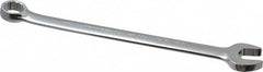 Proto - 18mm 12 Point Combination Wrench - 15° Offset Angle, 10-1/2" OAL, Steel, Chrome Finish - Exact Tooling