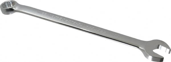 Proto - 22mm 12 Point Offset Combination Wrench - 15° Offset Angle, 11-1/2" OAL, Steel, Chrome Finish - Exact Tooling