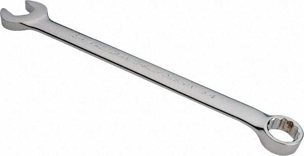 Proto - 3/4" 12 Point Offset Combination Wrench - 15° Offset Angle, 11" OAL, Steel, Chrome Finish - Exact Tooling