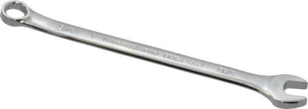 Proto - 5/16" 12 Point Offset Combination Wrench - 15° Offset Angle, 5-3/8" OAL, Steel, Chrome Finish - Exact Tooling