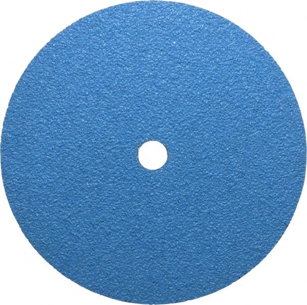Norton - 9-1/8" Diam 7/8" Hole 24 Grit Fiber Disc - Very Coarse Grade, Zirconia Alumina, Series F826 - Exact Tooling