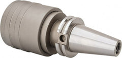 Accupro - CAT40 Taper Shank Rigid Tapping Adapter - 13/16 to 1-3/8" Tap Capacity, 4-3/4" Projection, Size 3 Adapter, Quick Change - Exact Tooling
