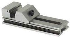 Suburban Tool - 6" Jaw Width, 8-1/2" Jaw Opening Capacity, 1-11/16" Jaw Height, Toolmaker's Vise - Flat Jaw, 0.0003" Parallelism, 0.0003" Squareness, 12" OAL x 6" OAW x 3-7/16" OAH - Exact Tooling