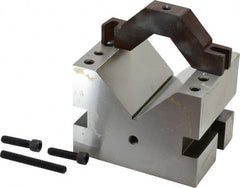 Suburban Tool - 2-1/4" Max Capacity, 90° Angle, Hardened Steel V-Block - 3" Long x 4" Wide x 3" High, Sold as Individual - Exact Tooling
