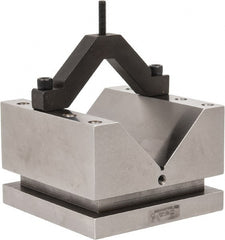 Suburban Tool - 4-3/8" Max Capacity, 90° Angle, Hardened Steel V-Block - 6" Long x 6" Wide x 4" High, Sold as Individual - Exact Tooling