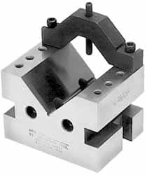 Suburban Tool - 4-3/8" Max Capacity, 90° Angle, Hardened Steel V-Block - 6" Long x 6" Wide x 4" High, Sold as Matched Pair - Exact Tooling