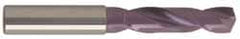 Guhring - 0.5236" 140° Spiral Flute Solid Carbide Screw Machine Drill Bit - FIREX Finish, Right Hand Cut, 60mm Flute Length, 107mm OAL, SU Point, Straight Shank - Exact Tooling