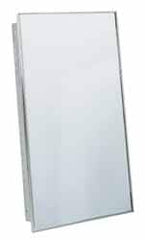 Bradley - 3 Shelf Recessed Mount Stainless Steel Medicine Cabinet - 30-5/8" High x 17-1/8" Wide x 4" Deep, Adjustable Shelves - Exact Tooling